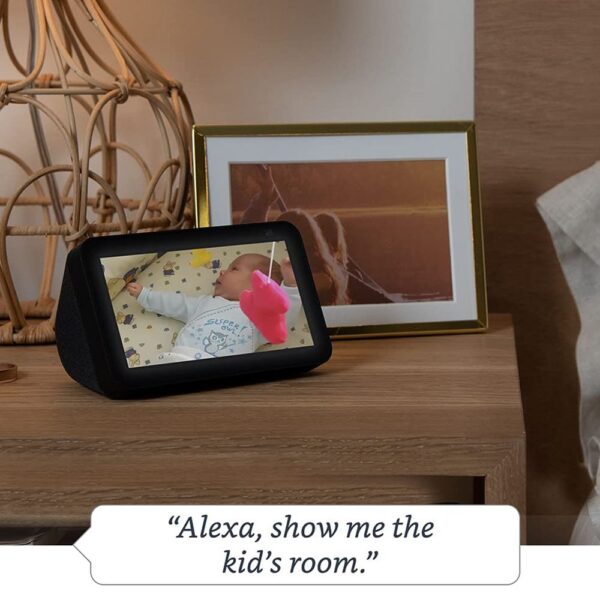 amazon Echo Show 5 (2nd Gen) with Alexa Compatible Smart Wi-Fi Speaker (5.5 Inches Touch Screen Display, Blue) - Image 9