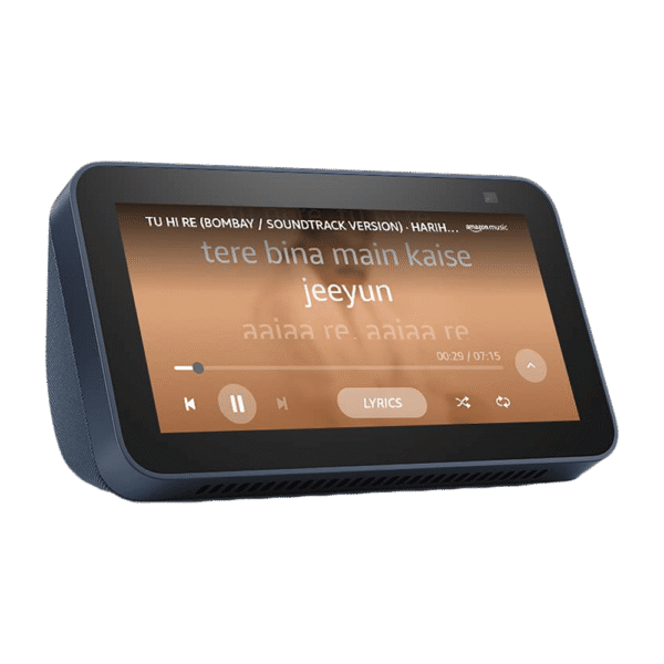 amazon Echo Show 5 (2nd Gen) with Alexa Compatible Smart Wi-Fi Speaker (5.5 Inches Touch Screen Display, Blue) - Image 4