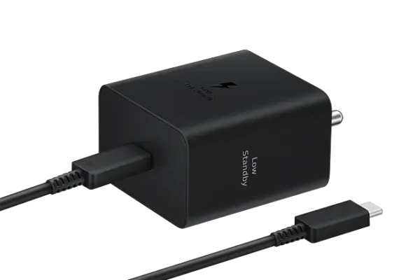 Samsung 45 W Type-C Travel Adaptor with Cable (Black)