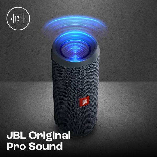JBL Flip Essential 2, Deep Bass, 10Hrs Playtime, IPX7 Waterproof, Portable 20 W Bluetooth Speaker  (Black, Mono Channel) - Image 2